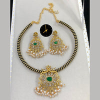 Kavita Art Festive Shine Pearl and Crystal Necklace Set