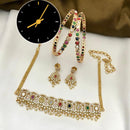  Kavita Art Austrain Stone And Pearl Combo Set 
