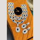 Kavita Art Silver Plated American Diamond Necklace Set