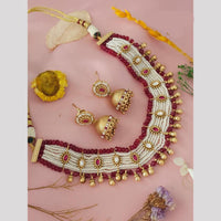 Kavita Art Royal Elegance Pota Pearl And Beads Necklace set