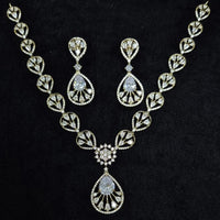 Kavita Art Luxury Look Austrian Stone And American Diamond Necklace Set