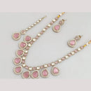 Kavita Art Traditional Austrian Stone And Pota Necklace Set