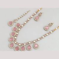 Kavita Art Traditional Austrian Stone And Pota Necklace Set