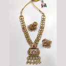 Kavita Art Traditional Pota Stone And Pearl Necklace Set