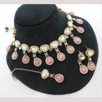 Kavita Art Traditional Pota Stone Necklace Set