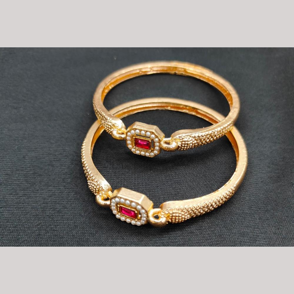 Kavita Art Openable Kada with Crystal Accents – Stylish & Easy to Wear