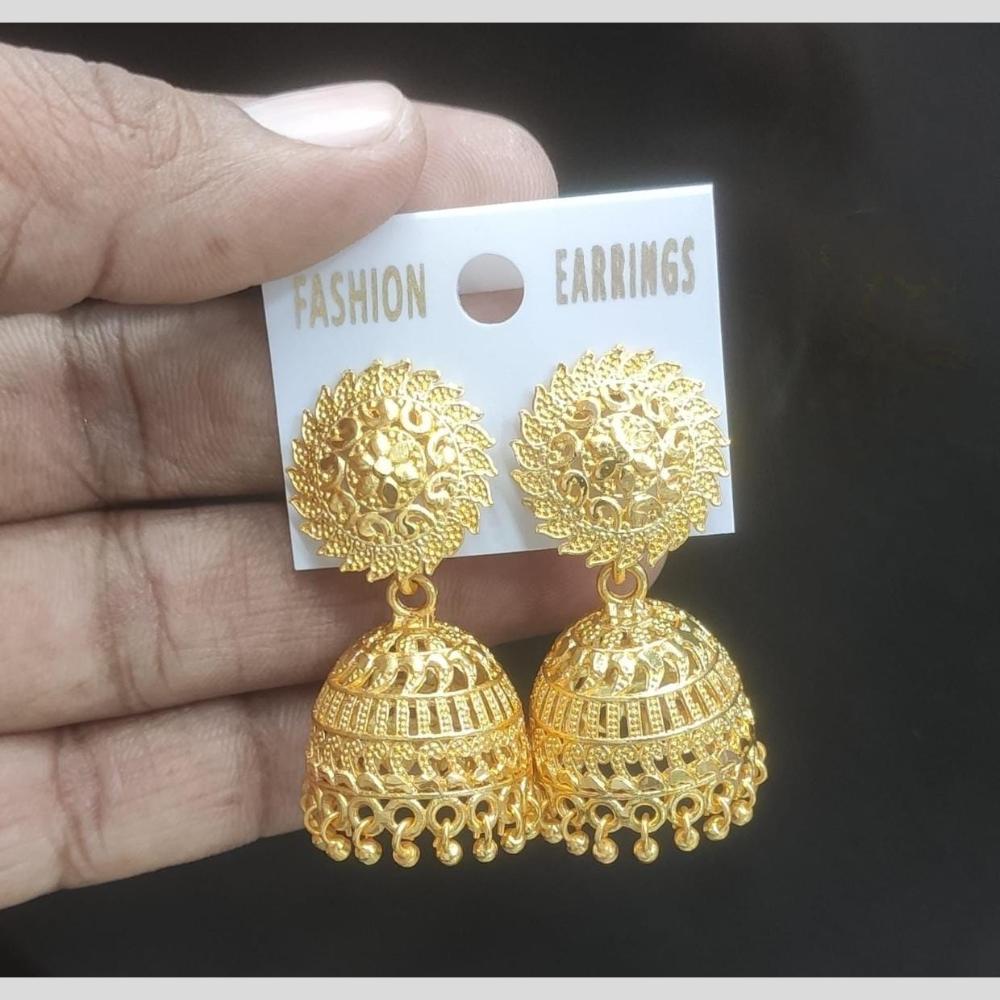 Kavita Art Radiant Gold Plated  Festival Ready Elegance Jhumki Earrings