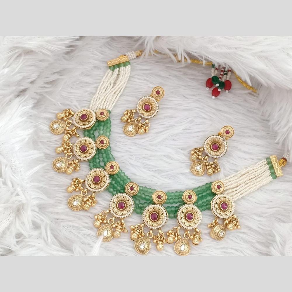 Kavita Art Designer Kundan And Pearl Necklace Set Glam Up Your Festive Look