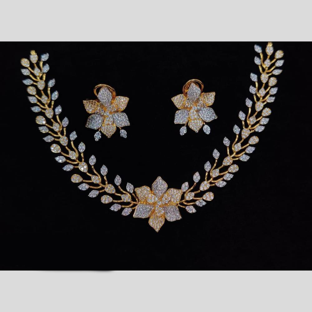 Kavita Art Dazzling Austrain Stone Necklace Set Perfect For Party Looks
