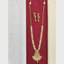 Kavita Art  Fusion Look Long Necklace Set Traditional Pota Stone Trendy Style 