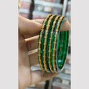 Kavita Art Festive Gold Stackable Bangles Set