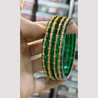 Kavita Art Festive Gold Stackable Bangles Set