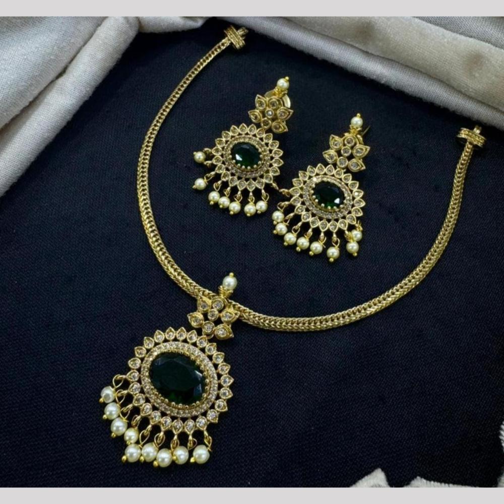 Kavita Art Elegant Austrian & Kundan Gem stone Necklace Set
