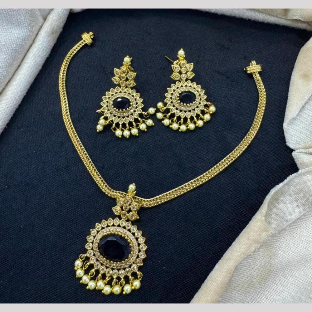 Kavita Art Elegant Austrian & Kundan Gem stone Necklace Set