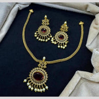 Kavita Art Elegant Austrian & Kundan Gem stone Necklace Set