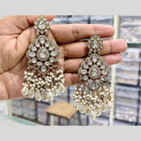 Kavita Art Fashionista Crystal and Beads Dangler Earrings