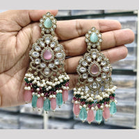Kavita Art Fashionista Crystal and Beads Dangler Earrings