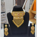 Kavita Art Elegant Gold Finish Kundan Choker Necklace Set For Every Occassions