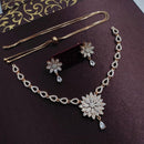 Kavita Art Glamorous American Diamond And Austrian Stone Necklace Set