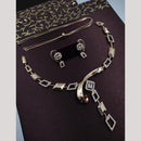 Kavita Art Glamorous American Diamond And Austrian Stone Necklace Set