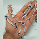 Kavita Art Graceful Sparkling American Diamond Necklace Set