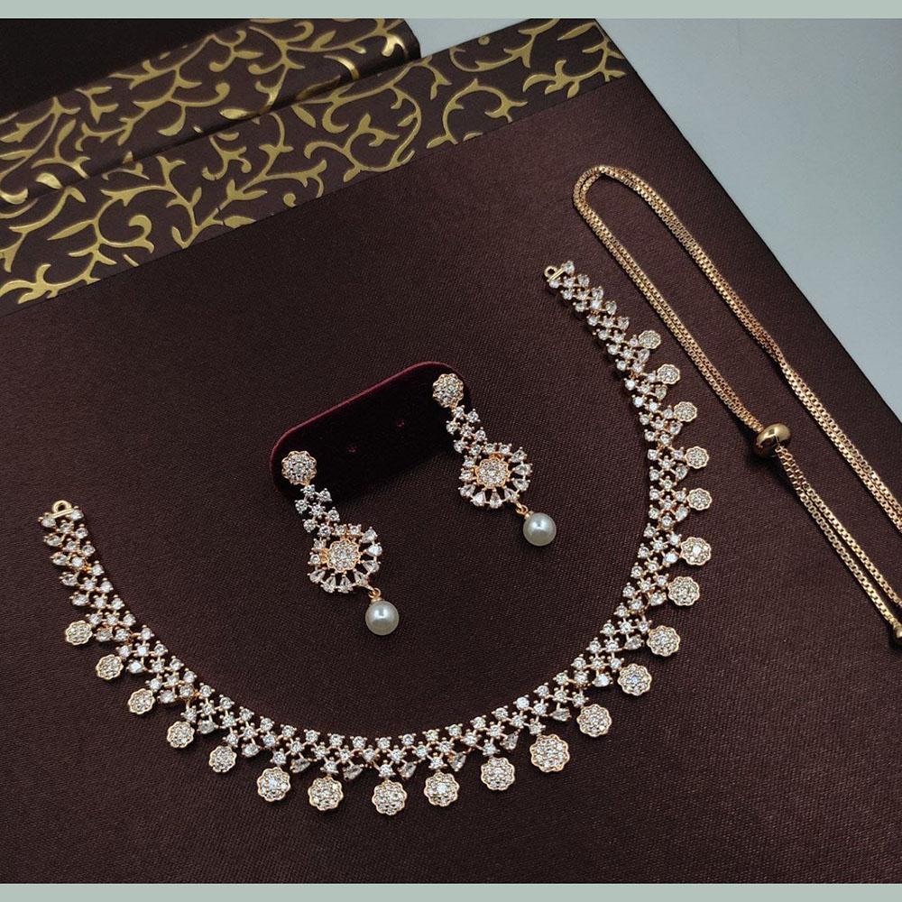 Kavita Art Graceful Sparkling Austrian Stone Necklace Set
