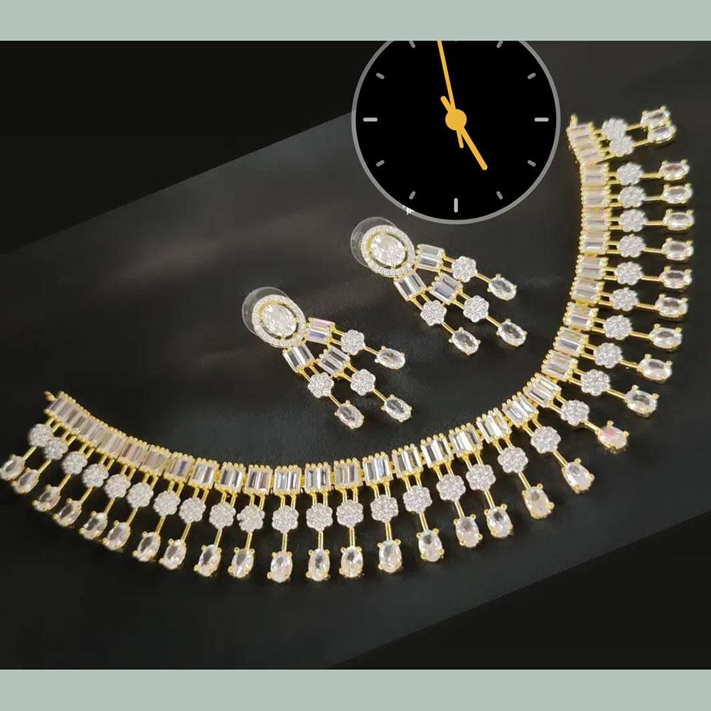 Kavita Art Designer Sparkling Austrian Stone Necklace Set