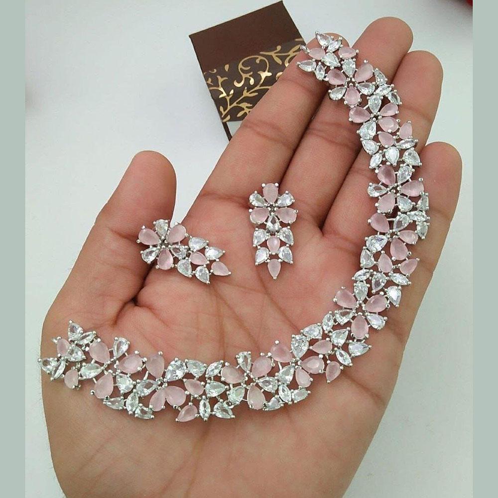 Kavita Art Designer Sparkling Austrian Stone Necklace Set