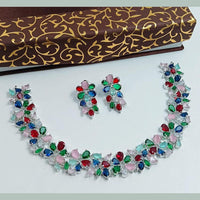 Kavita Art Designer Sparkling Austrian Stone Necklace Set