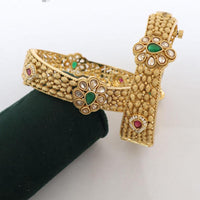 Kavita Art Elegant Sparkling Pota Stone Bangles Set