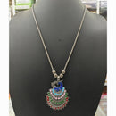 Kavita Art Ethnic Oxidised Plated Peacock Design Necklace