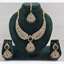 Kavita Art Sparkle Glow Crystal and Pearl Necklace Set