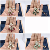 Kavita Art Royal Glam Pota Stone And Pearl Mangtikka