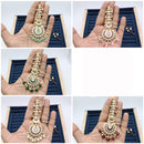 Kavita Art Royal Glam Pota Stone And Pearl Mangtikka