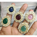 Kavita Art Glamorous Pota And Austrian Stone Statement Ring