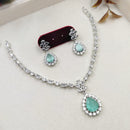 Kavita Art Shimmering Crystal With Austrian Stone Necklace Set