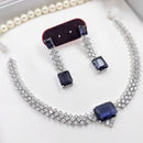 Kavita Art Shimmering Crystal With Austrian Stone Necklace Set