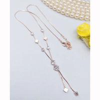 Kavita Art Elegant American Diamond Long Necklace