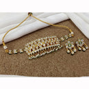 Kavita Art Premium Austrian Stone And Pearl Choker Necklace Set