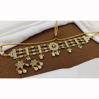 Kavita Art Premium Austrian Stone And Pearl Choker Necklace Set