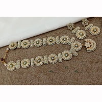 Kavita Art Premium Austrian Stone And Pearl Necklace Set