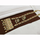 Kavita Art Premium Austrian Stone And Pearl Long Necklace Set