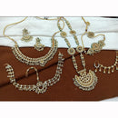 Kavita Art Premium Austrian Stone And Pearl Bridal Set 