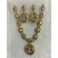 Kavita Art Premium Crystal And Austrian Stone Necklace Set