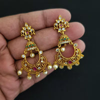 Kavita Art Designer Austrian Stone And Beads Dangler Earrings
