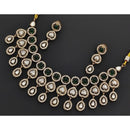 Kavita Art Premium Crystal And Pota Stone Designer Necklace Set