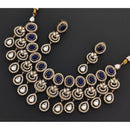 Kavita Art Premium Crystal And Pota Stone Designer Necklace Set