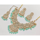 Kavita Art  Elegant Pota Stone Pearl And Beads Necklace Set