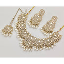 Kavita Art  Elegant Pota Stone Pearl And Beads Necklace Set