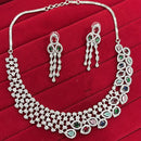 Kavita Art Premium American Diamond Sparkle Necklace Set